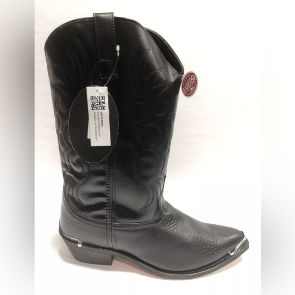 Laredo Other - Laredo Men’s Atlanta 68085, Black Lizard Print Western Boots, Size 12 EW